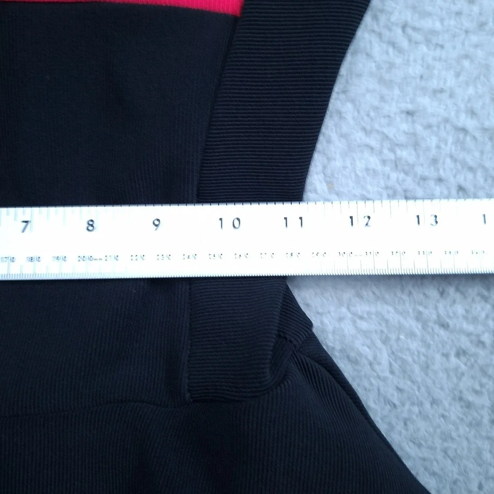Swim Solutions Size 10 Black Striped Halter Swimsuit Dress‎ Slimming Shaper - Picture 6 of 11